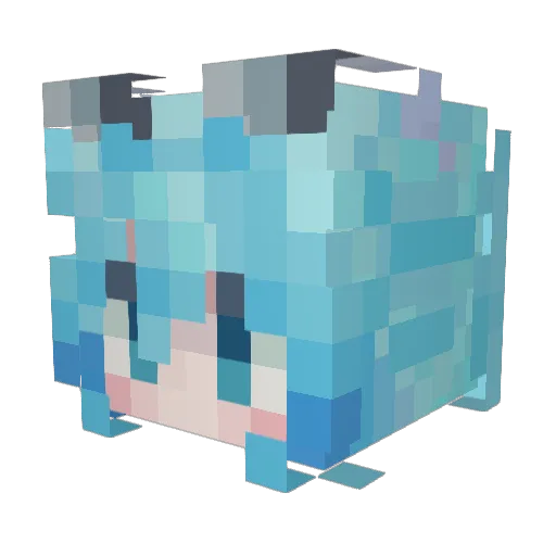 neimi_0405 Minecraft avatar head, 3D render