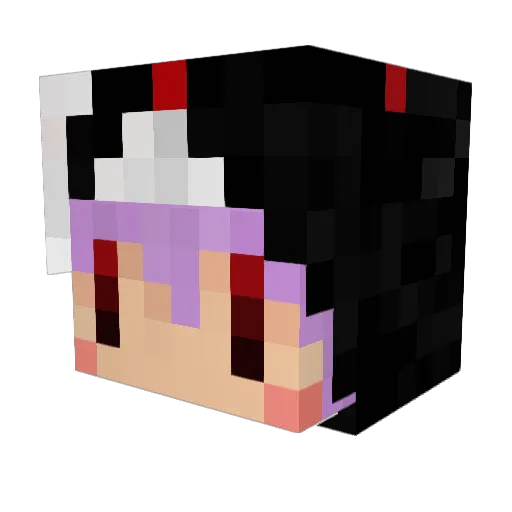 neirumhf Minecraft avatar head, 3D render