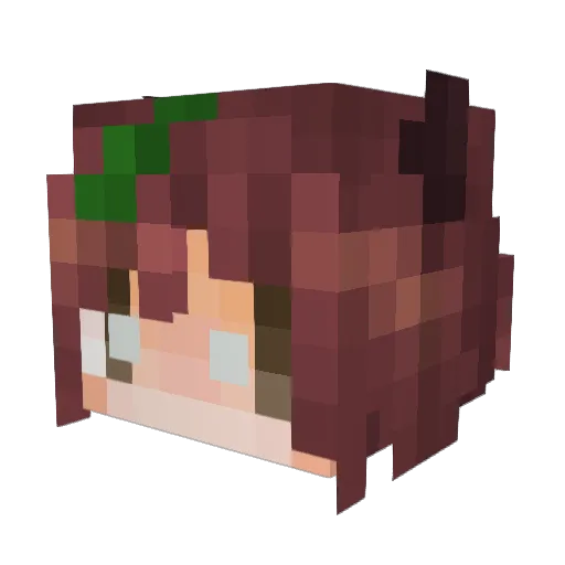 neje Minecraft avatar head, 3D render