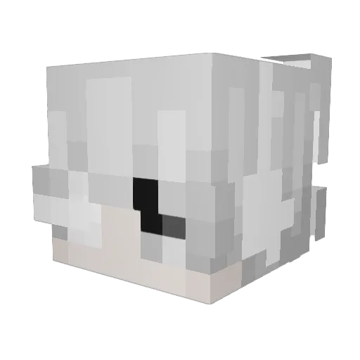 nek0nst Minecraft avatar head, 3D render