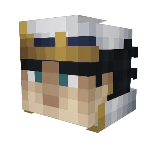 nekeni Minecraft avatar head, 3D render