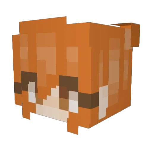 neko__uwu Minecraft avatar head, 3D render