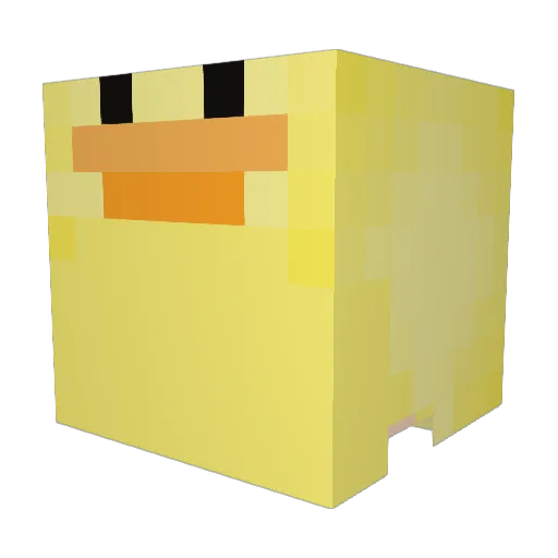 nekochi12 Minecraft avatar head, 3D render
