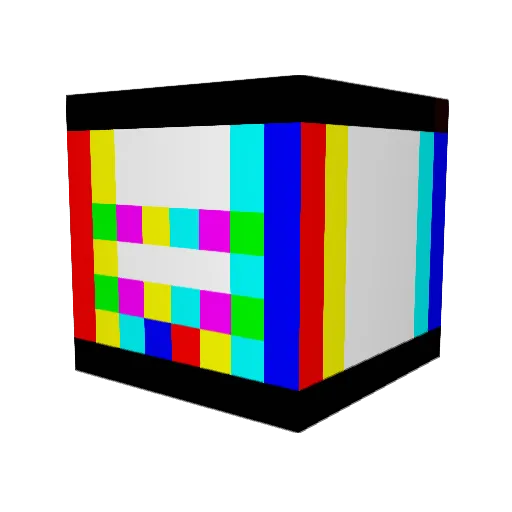 nekoi Minecraft avatar head, 3D render