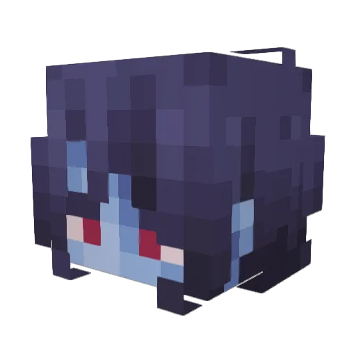 nekoro7772 Minecraft avatar head, 3D render