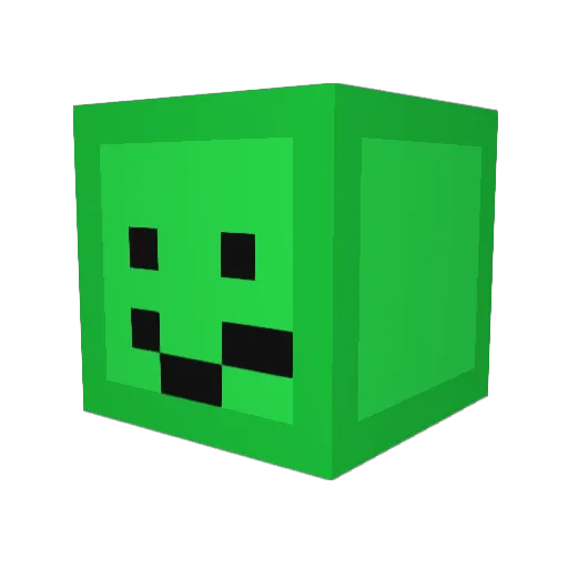nekoryuu Minecraft avatar head, 3D render