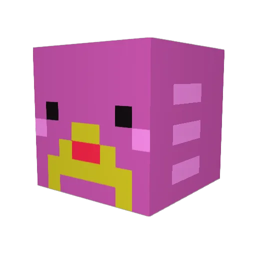 nekoze0903 Minecraft avatar head, 3D render