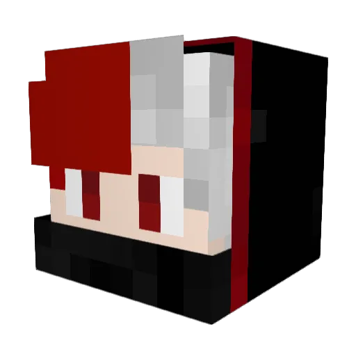 nektizz Minecraft avatar head, 3D render