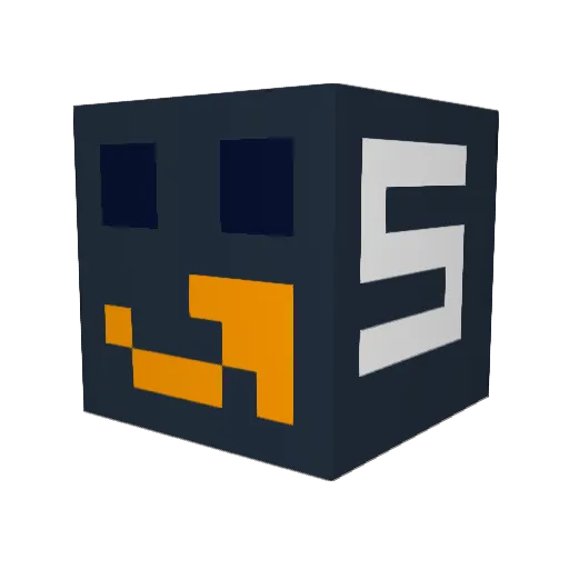 neljn Minecraft avatar head, 3D render