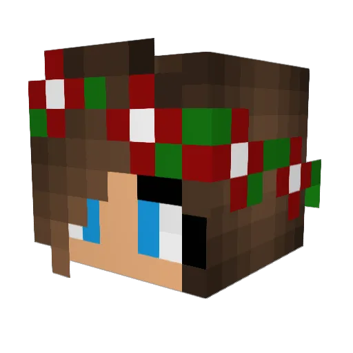 nellabella789 Minecraft avatar head, 3D render