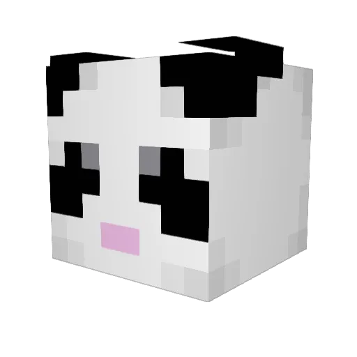nellapig Minecraft avatar head, 3D render