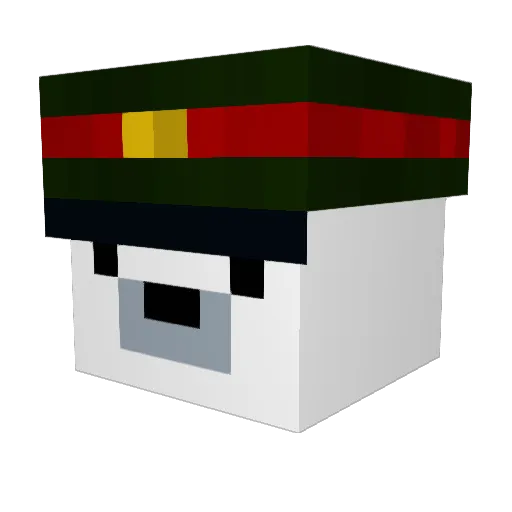nellerino Minecraft avatar head, 3D render