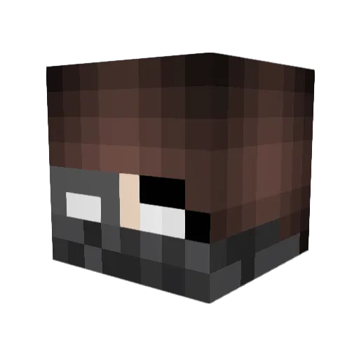 nellie_bettan Minecraft avatar head, 3D render