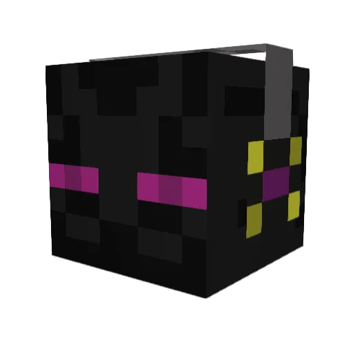 nellyfox Minecraft avatar head, 3D render