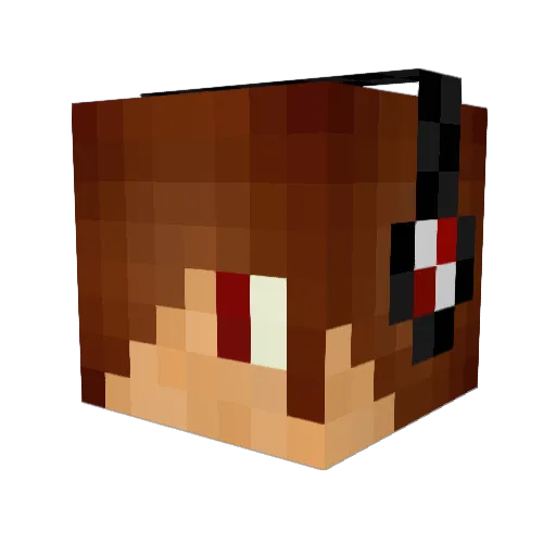 nelsonstevenj Minecraft avatar head, 3D render