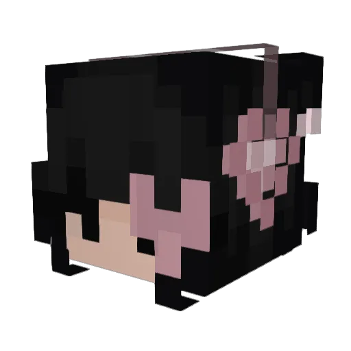 nemaur Minecraft avatar head, 3D render