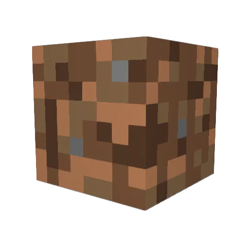 nemelc Minecraft avatar head, 3D render