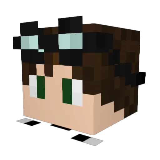 nemesis150 Minecraft avatar head, 3D render