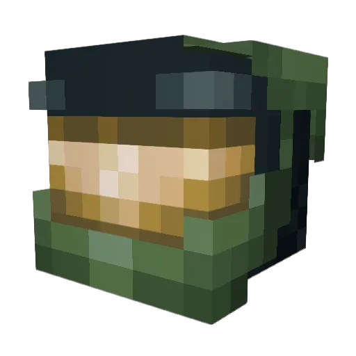 nemesis59 Minecraft avatar head, 3D render