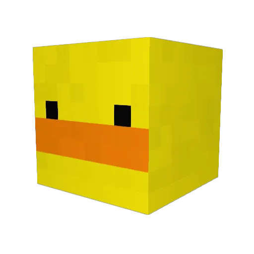 nemo0613 Minecraft avatar head, 3D render