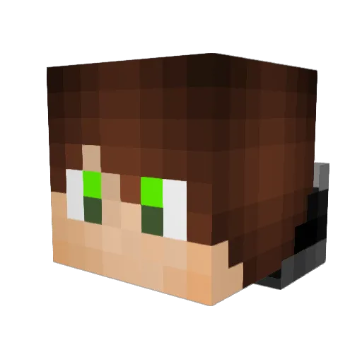 nemo2299 Minecraft avatar head, 3D render