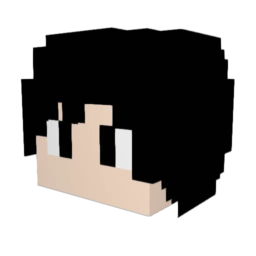 nemo_sesang Minecraft avatar head, 3D render