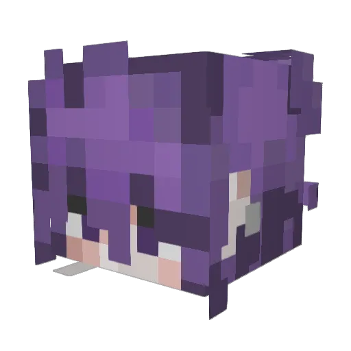 nemogi Minecraft avatar head, 3D render