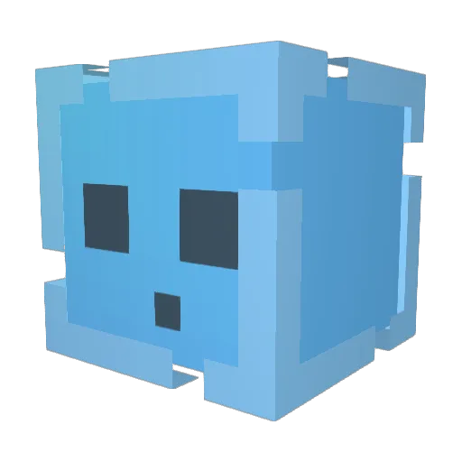 nemong70 Minecraft avatar head, 3D render