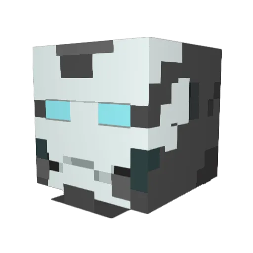 nemosmiley Minecraft avatar head, 3D render