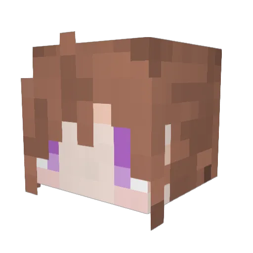 nemui728 Minecraft avatar head, 3D render