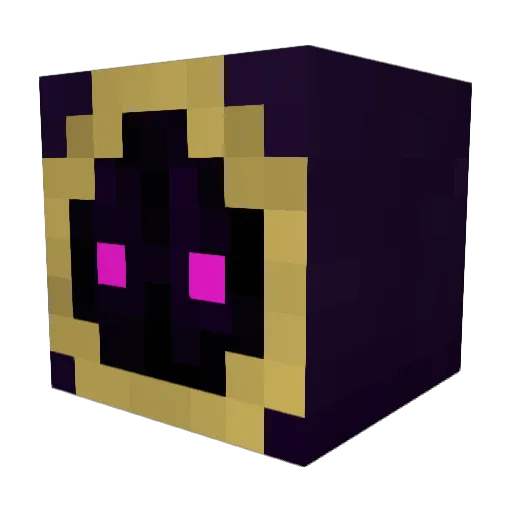 nemuis Minecraft avatar head, 3D render
