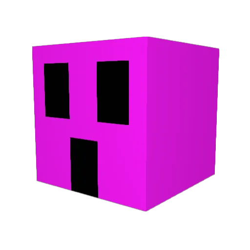 nemumisun Minecraft avatar head, 3D render