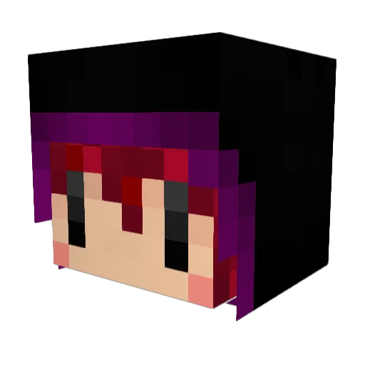 neneko1122 Minecraft avatar head, 3D render