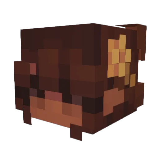 nengidavids Minecraft avatar head, 3D render