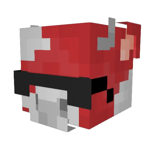 neo3ex Minecraft avatar head, 3D render