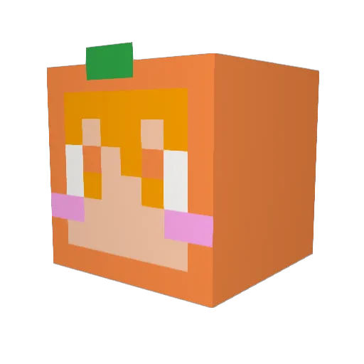 neo529 Minecraft avatar head, 3D render