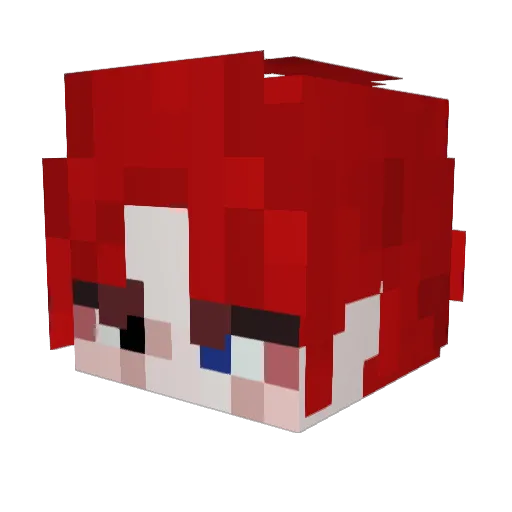 neo_realgod Minecraft avatar head, 3D render