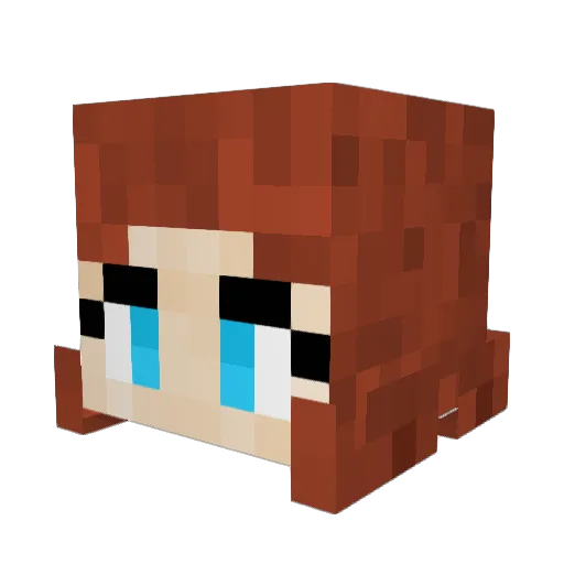 neo_spectrum Minecraft avatar head, 3D render