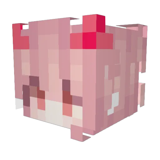 neo_tep Minecraft avatar head, 3D render