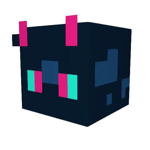 neo_zoid Minecraft avatar head, 3D render