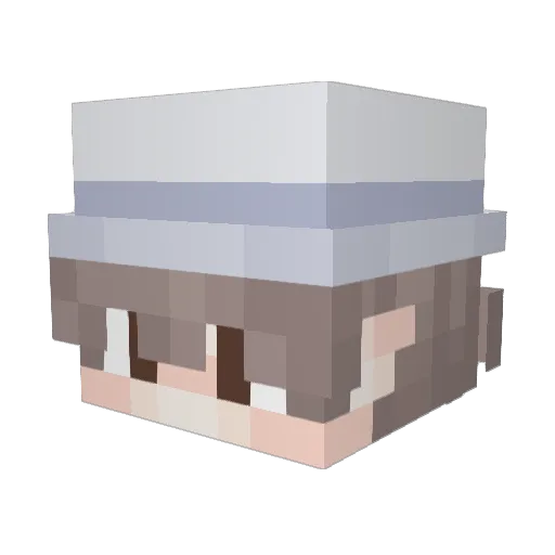 neoduck Minecraft avatar head, 3D render