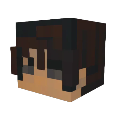 neoganj Minecraft avatar head, 3D render