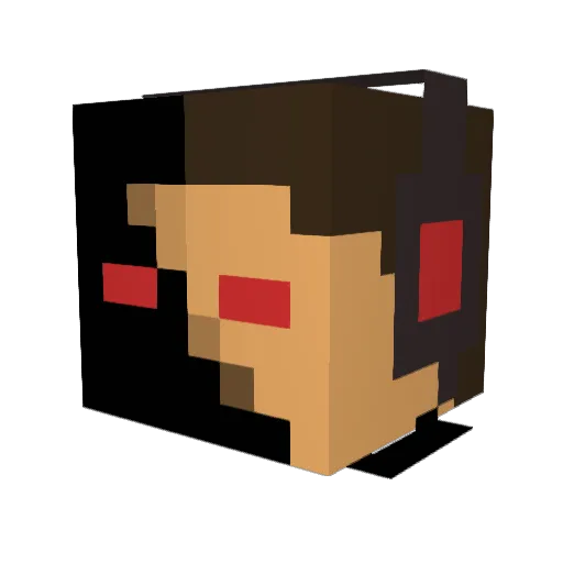 neok98 Minecraft avatar head, 3D render