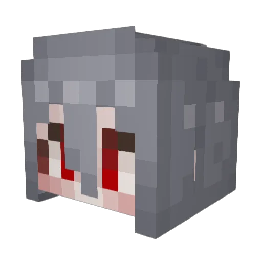 neolambs Minecraft avatar head, 3D render