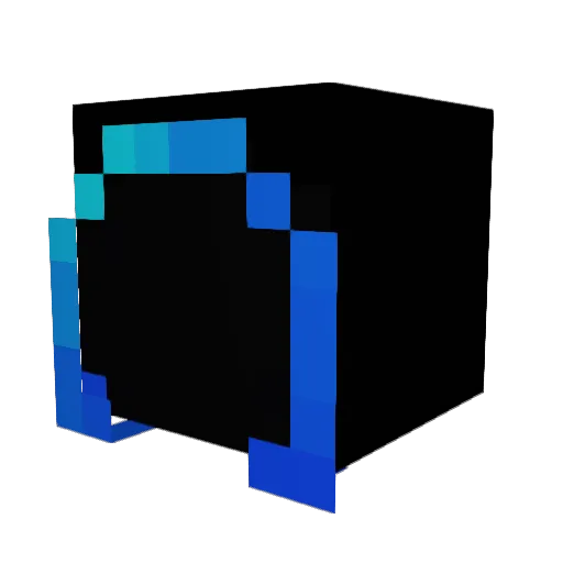 neon_lights4 Minecraft avatar head, 3D render