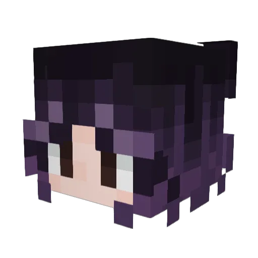 neonii8 Minecraft avatar head, 3D render