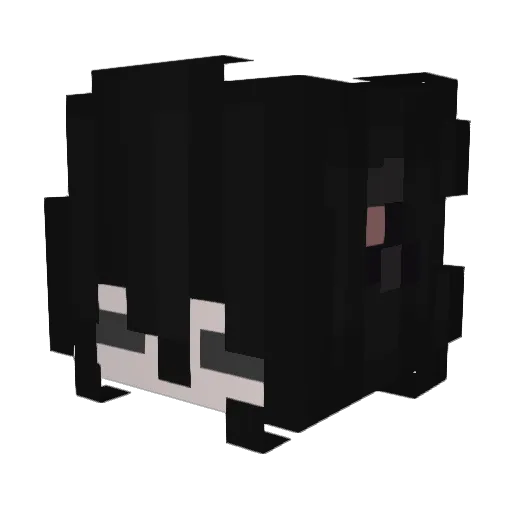neoof Minecraft avatar head, 3D render