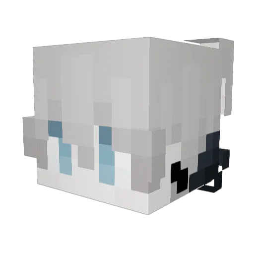neophuong Minecraft avatar head, 3D render