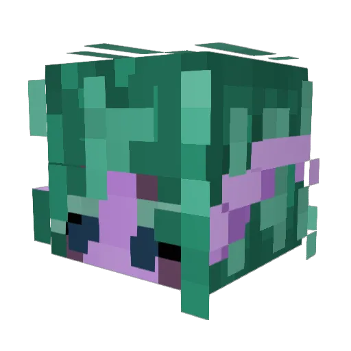 neoqueentitania Minecraft avatar head, 3D render