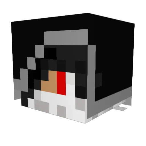 neoscape Minecraft avatar head, 3D render